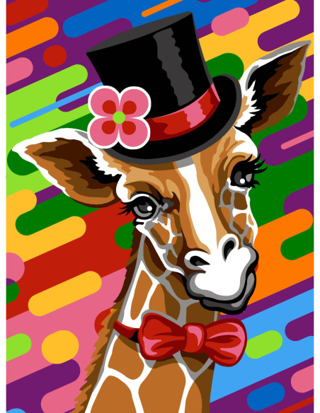 Canevas : 40x50 cm, N19 - haut-de-forme