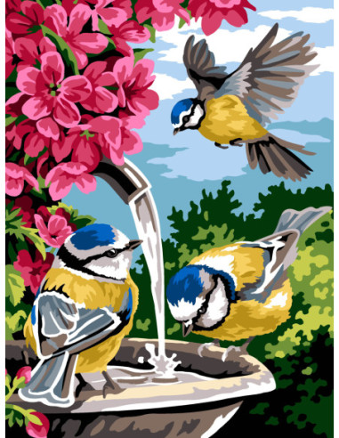 Canevas : 40x50 cm, N23 - la source