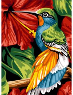 Canevas : 40x50 cm, N24 - le goût de la fleur