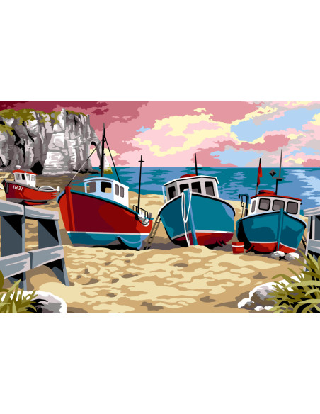 Canevas : 75x110 cm, N22 - en cale sèche