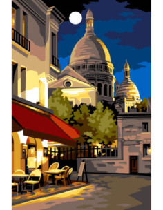 Canevas : 75x110 cm, N22 - Montmartre