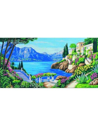 Canevas : 65x120 cm, Villas de rêve