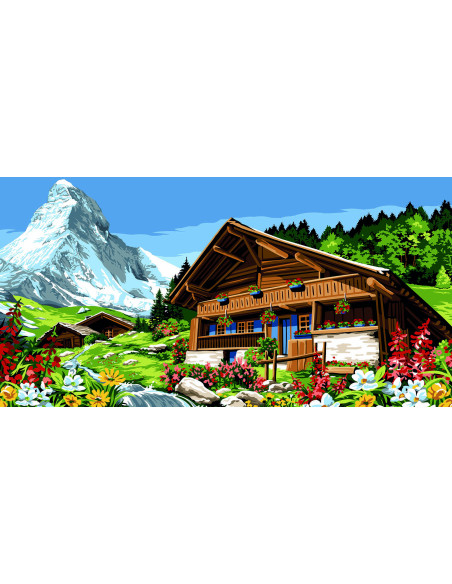 Canevas : 65x120 cm, Le petit torrent