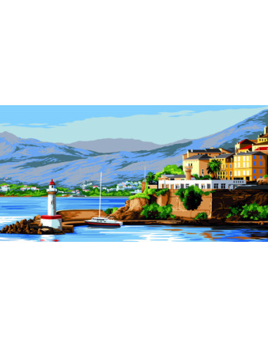 Canevas : 65x120 cm, Bastia