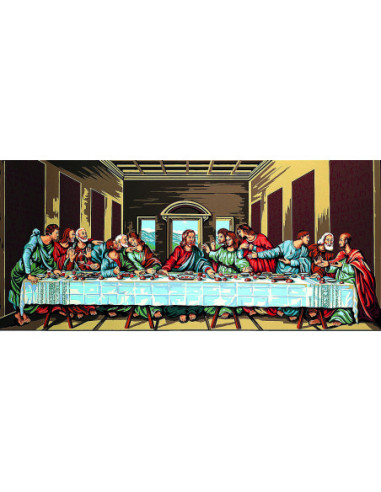 Canevas : 65x130 cm, La Ste cene