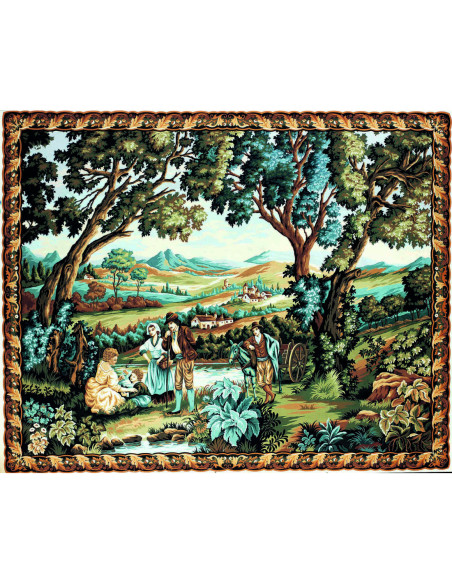 Canevas : 150x180 cm, Verdure au Muletier