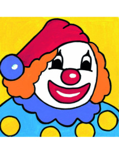 Kit canevas : 20x20 cm, Zouzou