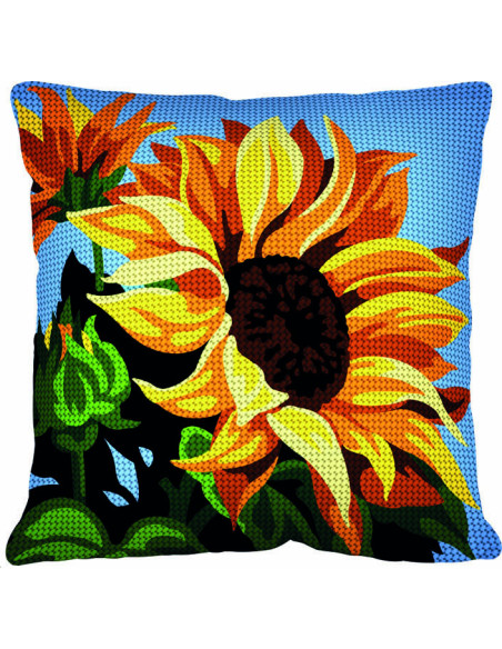 Kit coussin : 50x50 cm, Tournesol