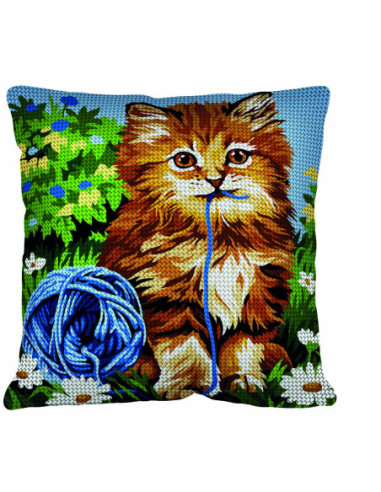 Kit coussin : 50x50 : N 17-bout de ficelle kit - coussin