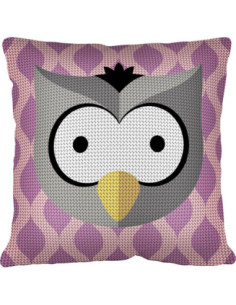 Kit coussin : 50x50 : N18 - hibou kit - coussin