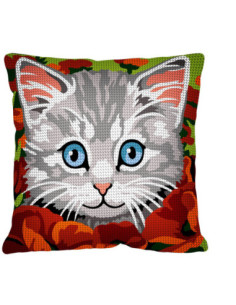 Kit coussin : 50x50 : N20 -dans les coquelicots- coussin