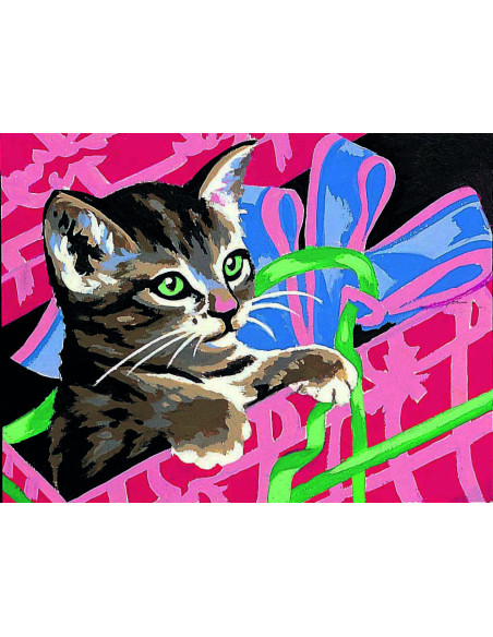 Kit canevas : 20x25 cm, blanc