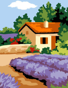 Kit canevas : 20x25 cm, N23 - potence