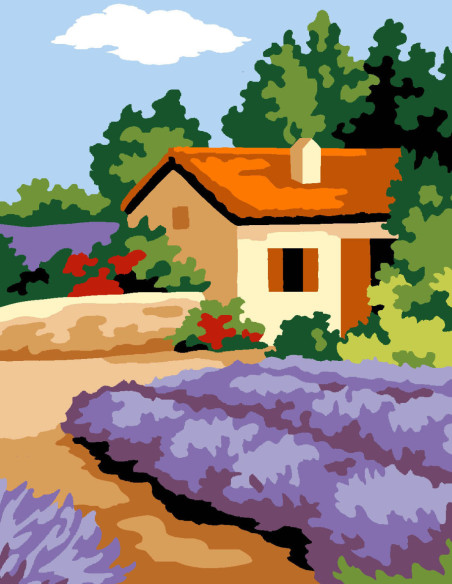 Kit canevas : 20x25 cm, N23 - potence