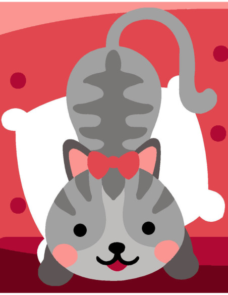 Kit canevas : 20x25 cm, N21 - sofa