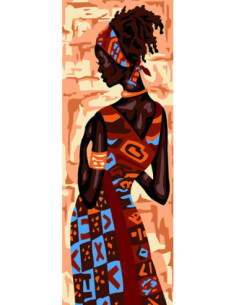 Canevas : 25x60 cm, Féminité