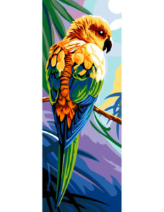 Canevas : 25x60 cm, N19 - sur la branche