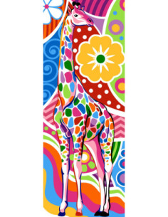 Canevas : 25x60 cm, N19 - girafe