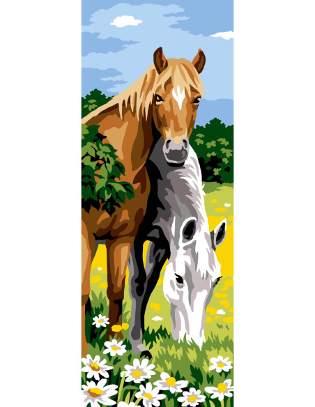 Canevas : 25x60 cm, N23 - herbe tendre unite