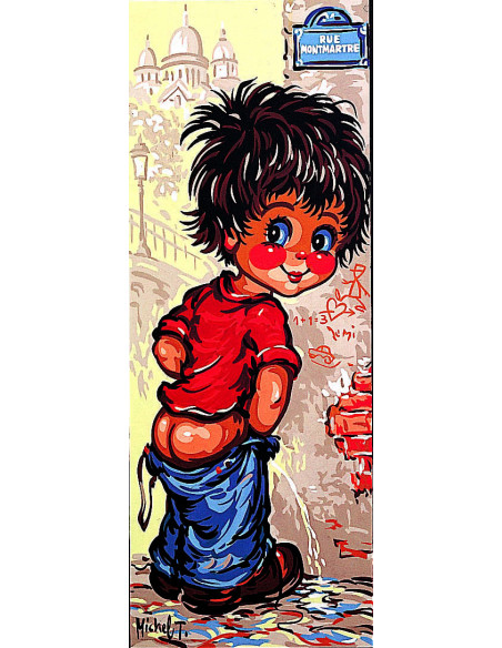 Canevas : 25x60 cm, Montmartre