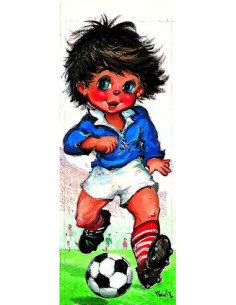 Canevas : 25x60 cm, Football