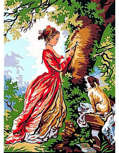 Canevas : 30x40 cm, Le chiffre