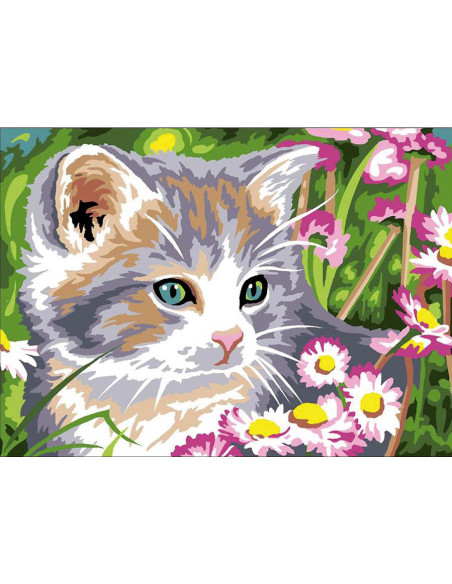 Canevas : 30x40 cm, Cœur a prendre