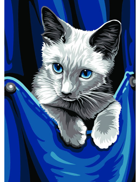 Canevas : 30x40 cm, C'est dans la poche