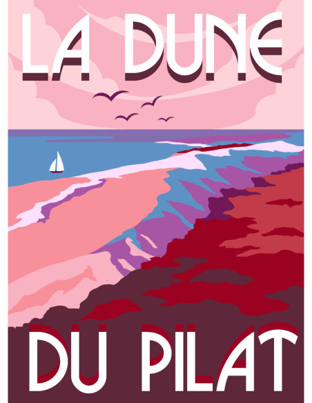 Canevas : 30x40 cm, N24 - la Dune du Pilat