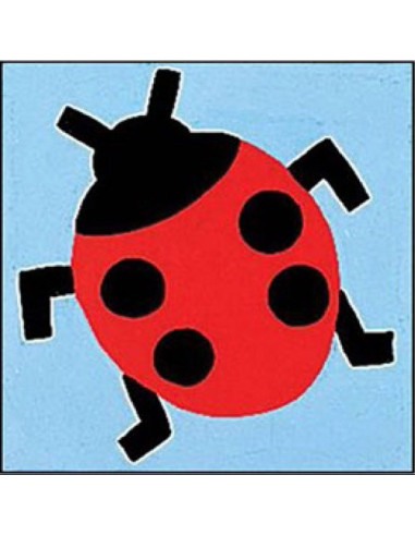 Canevas : Broderie : 14 x 14 cm, Multicolore