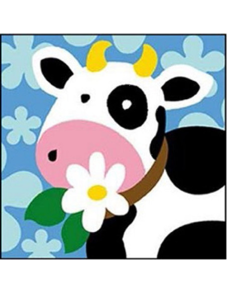 Canevas : Broderie : 14 x 14 cm, Multicolore