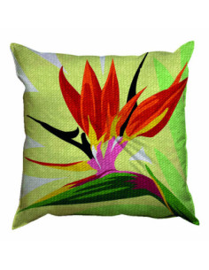 Kit coussin : 50x50 : Oiseau du paradis