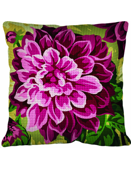 Kit coussin : 50x50 : Dahlia