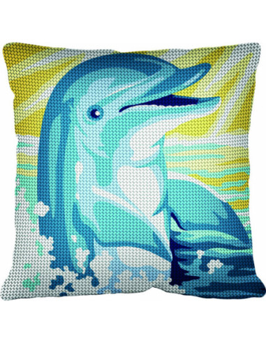 Kit coussin : 50x50 : Dauphin