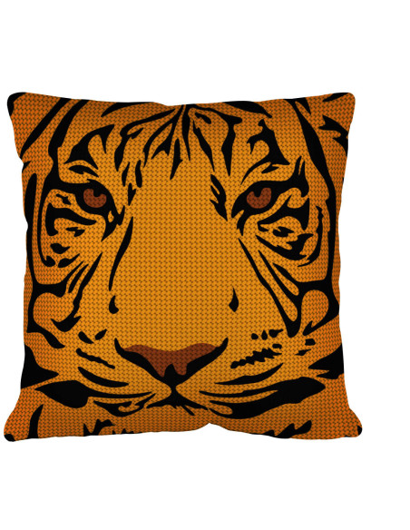 Kit coussin : 50x50 : N24 - tigre
