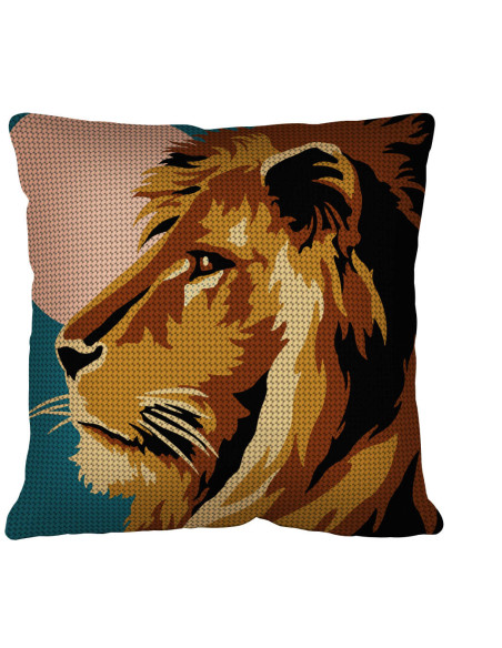 Kit coussin : 50x50 : N24 - lion