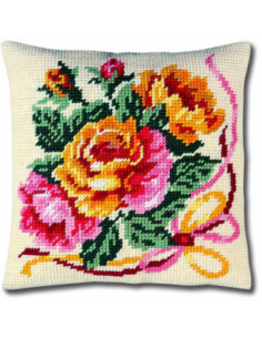 Kit coussin : 50x50 : roses