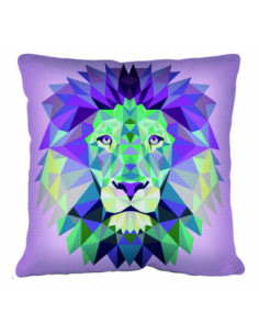 Kit coussin : 50x50 : N17 -géométrique lion
