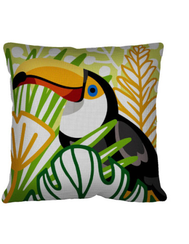 Kit coussin : 50x50 :N21 - toucan