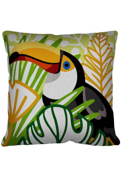 Kit coussin : 50x50 :N21 - toucan