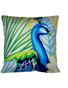 Kit coussin : 50x50 :N21 - paon