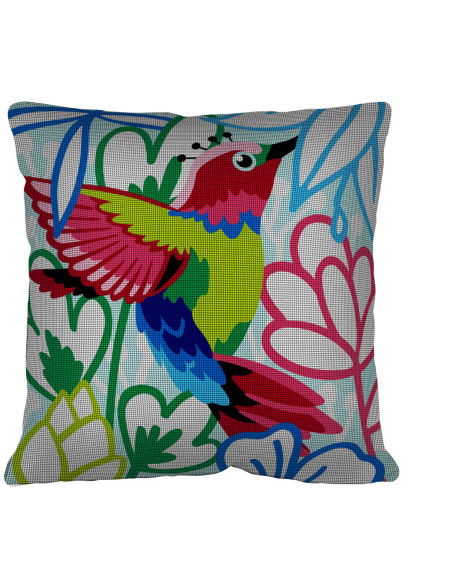 Kit coussin : 50x50 : N21 - colibri