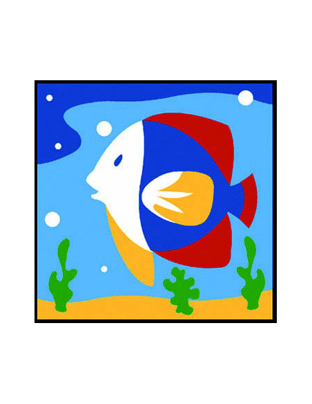 Kit canevas : 20x20 : poisson