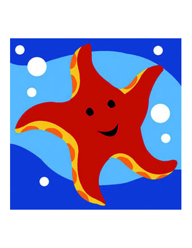 Kit canevas : 20x20 : Etoile