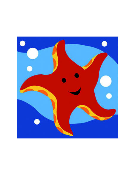 Kit canevas : 20x20 : Etoile