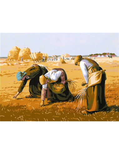 Canevas : 40x50 cm, glaneuses