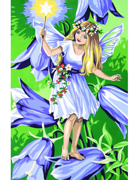 Canevas : 40x50 cm, Fée des campanules