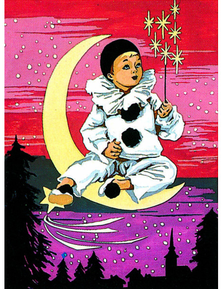 Canevas : 40x50 cm, Etoiles magiques