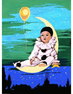 Canevas : 40x50 cm, le ballon