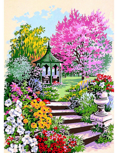 Canevas : 45x60 cm, la gloriette